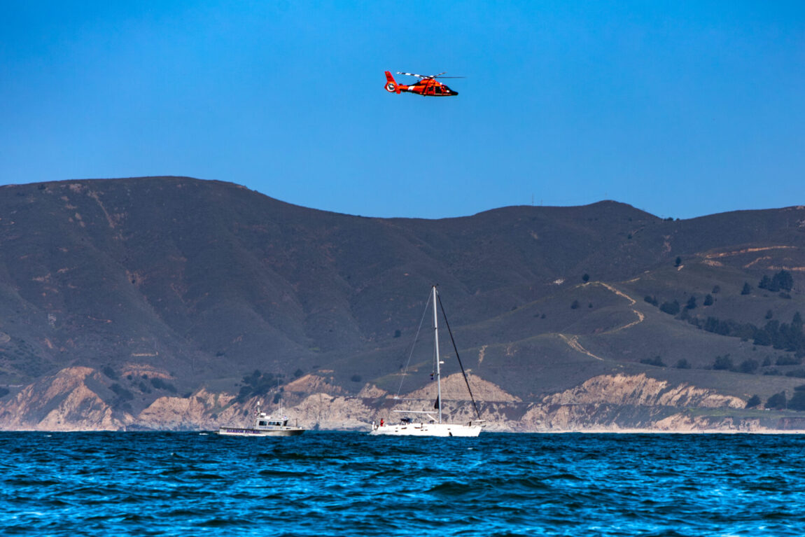 As Fate and Sharks story_USCG Helicopter