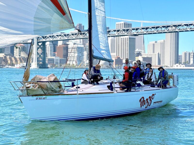 Spinnaker Sailing Race clinic on deck_Pazzo