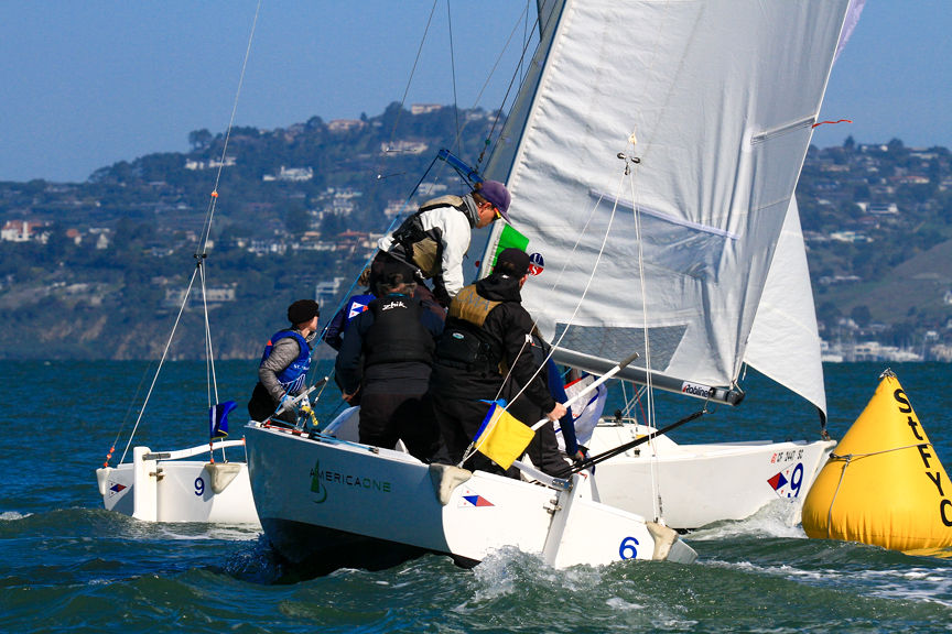 Match racing is boat-on-boat combat on the water.