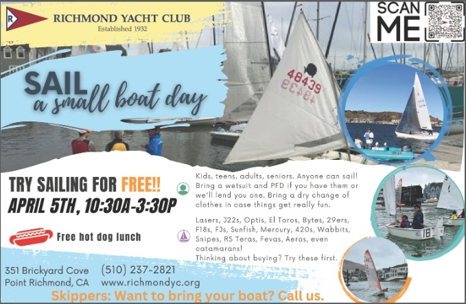 Richmond sail a small boat day flyer
