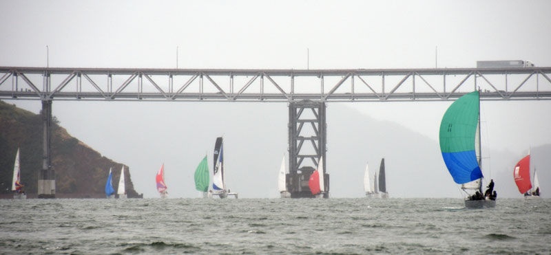 Spinnakers at the Richmond-San Rafael Bridge