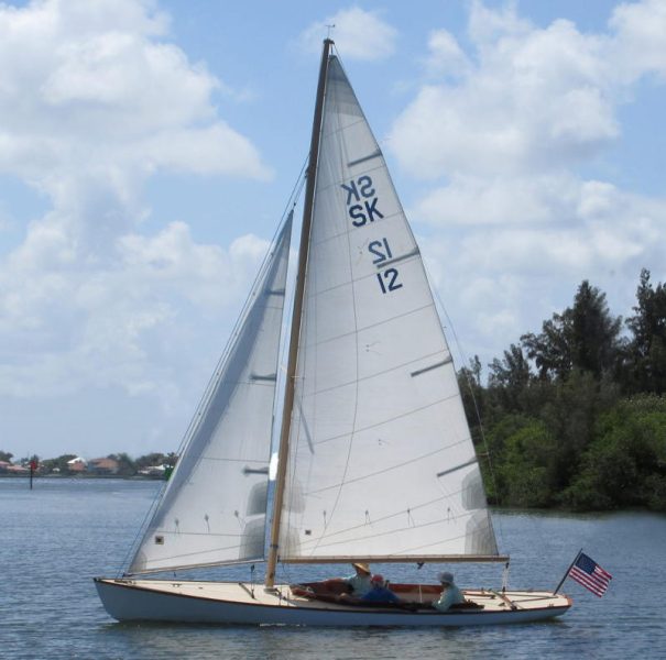 The graceful Stuart Knockabout is for sale in our Classifieds.