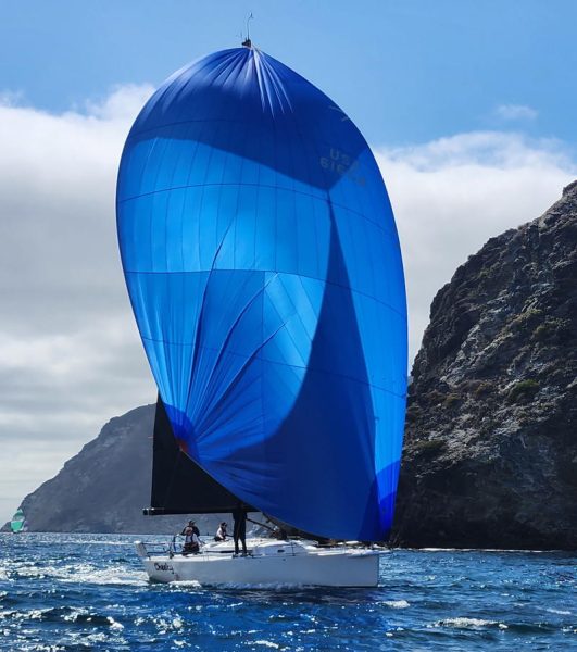Mark Stratton and crew on his J/122 Cheeky.