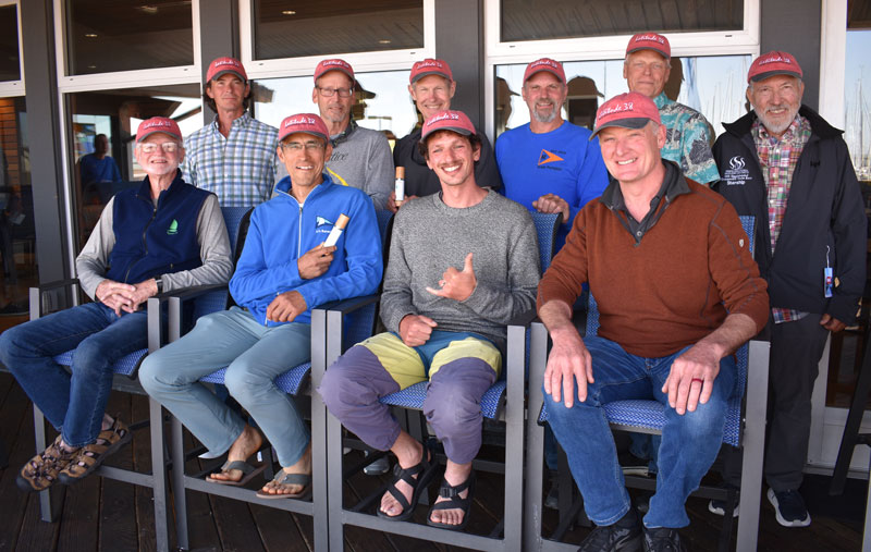SHTP skippers wearing Latitude 38 hats