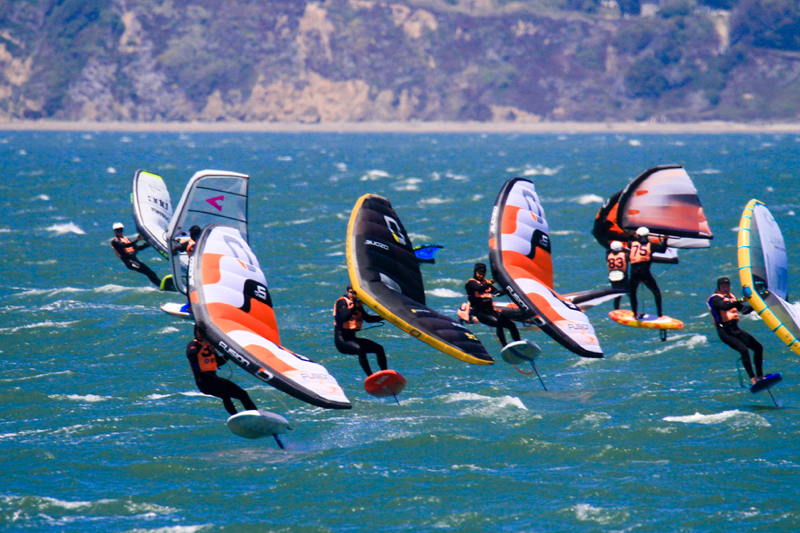 St. Francis Yacht Clubs hosted 40+ wingfoilers in the Summer Wingding - the US Wingfoiling Championships.