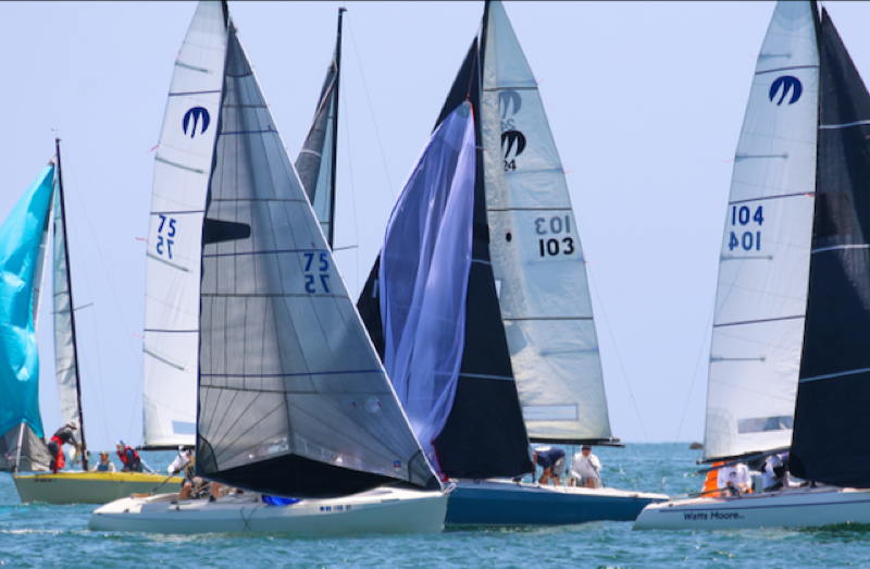The first Moore 24 Nationals held at LBRW was won by Kurt Lahr and crew on Safety Third.