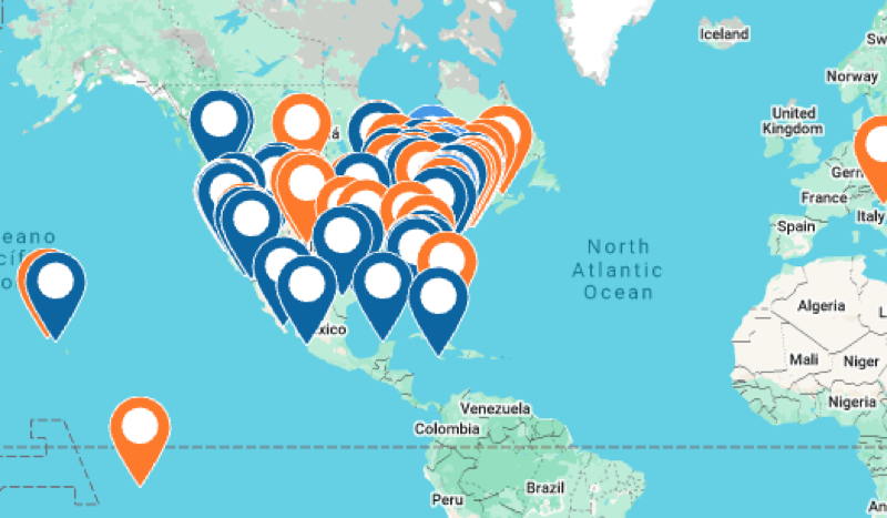 It looks crowded but there's room on the water near you to show the world where, how and what you'll be sailing this weekend.