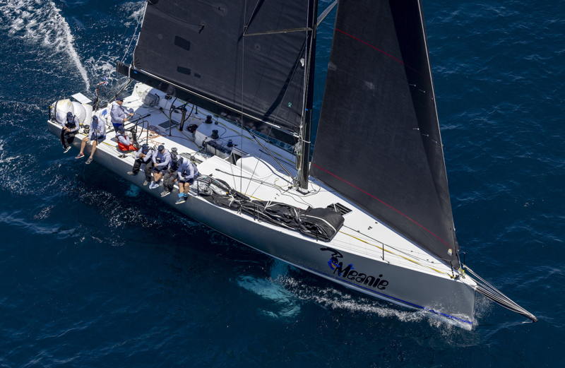 Thomas Akin's TP52 Meanie is currently leading Division 2.