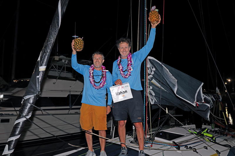 Fred Courouble and Charles Devanneaux, co-skippers of Rahan