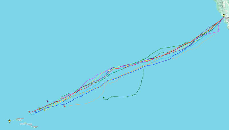 The Singlehanded Transpac leasers are closing in on the finish line.