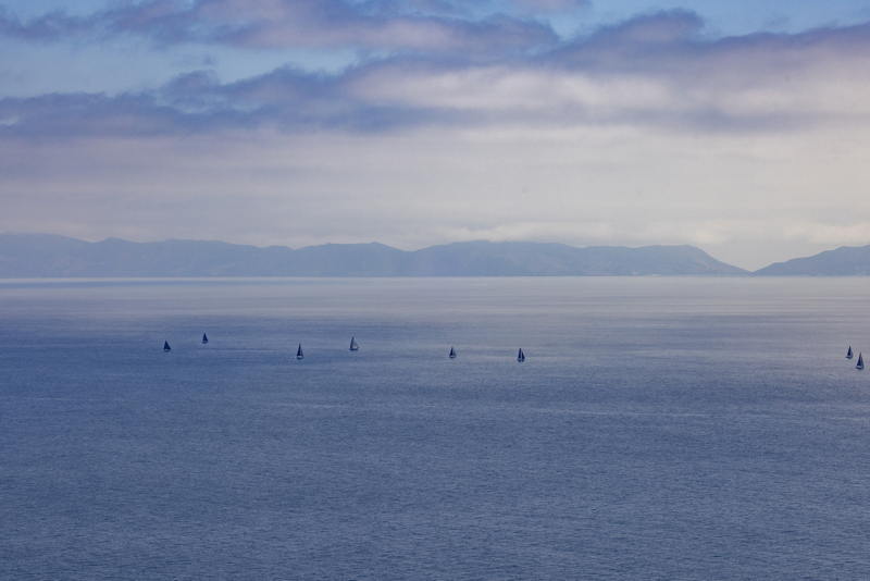 Thursday's starters faced lighter breezes and a harder time getting offshore.