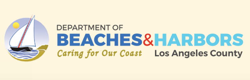 We like the logo for the Department of Beaches and Harbors. 