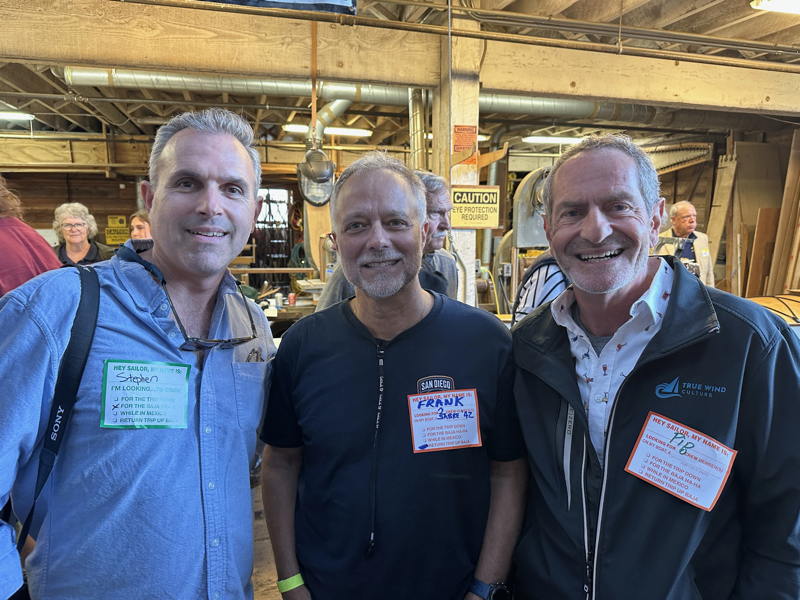 Frank and Pip connected through a mutual friend to sail south on Frank's Sabre 42 from San Diego. Stephen is looking for a crew position. 