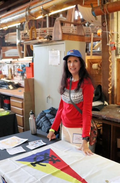 Photographer, Melissa James, also spent time staffing the Island Yacht Club Table. 