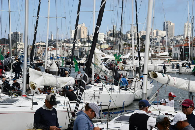 The docks fill up after the battles on the Bay.
