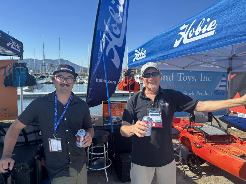 Bill Boyd and John Schulthess from Wind Toys.