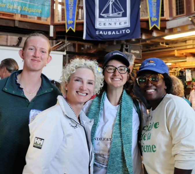 The Island Yacht Club crew was there to promote the Women's Sailing Seminar coming up September 26-28. 