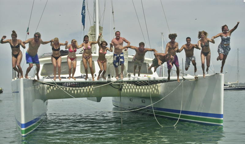 Jump in with the crowd.