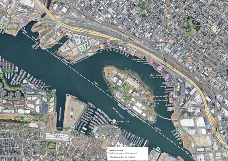 This map of information collected by community volunteers shows sunken boats in red and illegally anchored boats in yellow. 