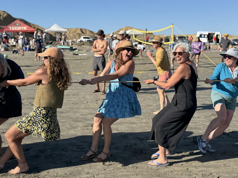 One of the most miraculous winning streaks in the history of sport is the dominance of the women over the men in the annual tug of war. 