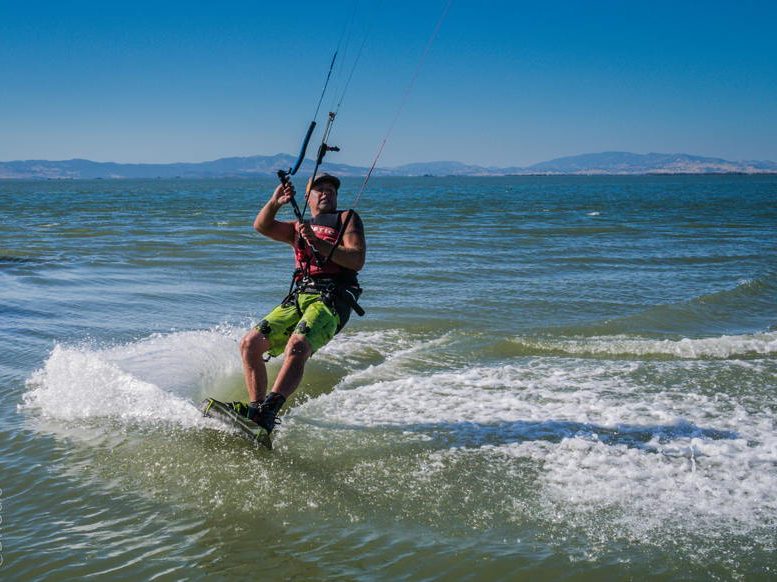 When life was good John Sweeney would be out kiting on the Delta near Point Buckler. 