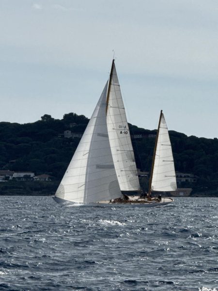 German Frers classic yacht Recluta.