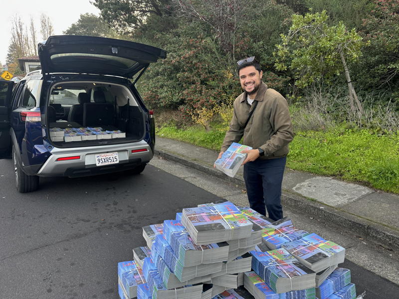 Our Marin driver, Jon Borges, lives at Galilee Harbor and is growing his sailing abilities while he also delivers Latitude 38.