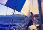 Downwind sailing with the drifter