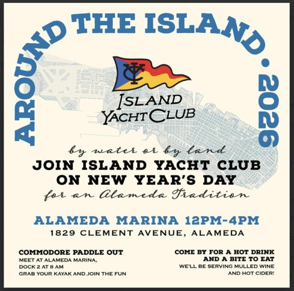 The Around the Island 2026 starts and finishes tomorrow around Alameda. 