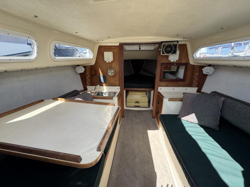 The Ranger 23 was sold as a family performance cruiser.