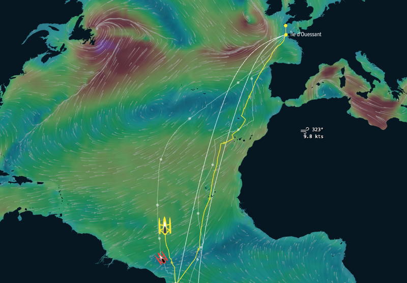 Sodebo is sailing fast towards the finish line.