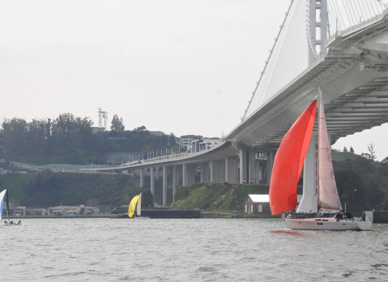 The parking lot behind Yerba Buena was absent this year. 