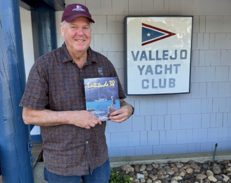 East Bay delivery driver, Jeremy Haydock, made sure Mike Reid of the Vallejo Yacht Club received the latest issue. 