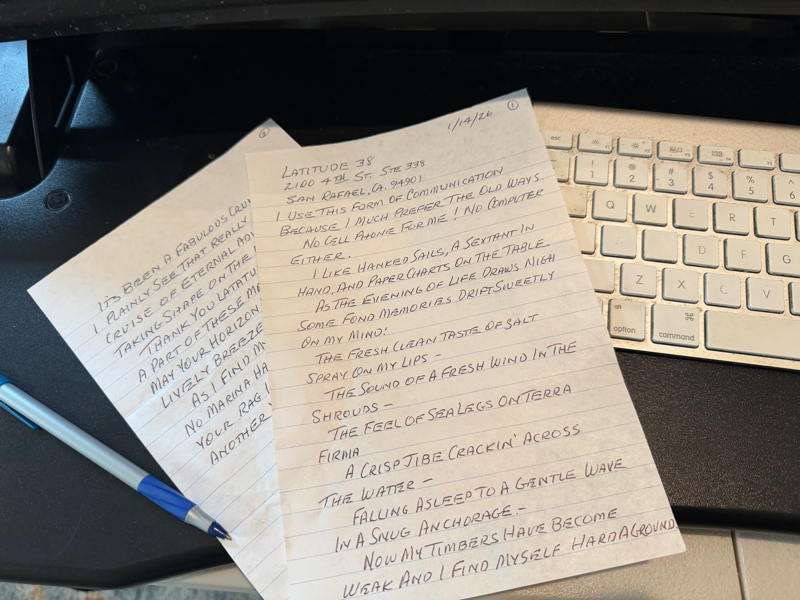 Such a nice letter received in our P.O. Box. You'll read it in our upcoming March issue. 