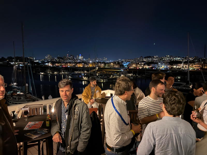 The Golden Gate Yacht Club was a great location and host for the evening. 