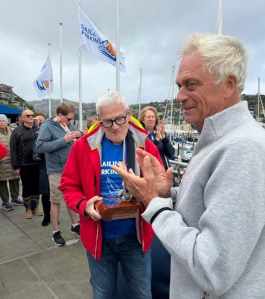 Bertrand Delhom and Tan Raffray from the Neptune Project who circumnavigated with the Ocean Globe Race. 