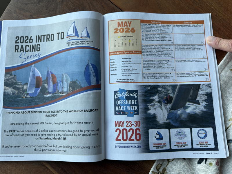 Mother's Day stands out in the annual sailing calendar for its lack of events. 