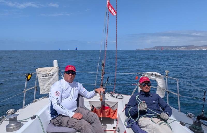 The upwind race downwind wasn't too taxing. 