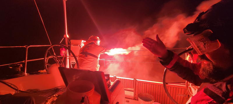 Beyond the pleasure of sailing the safety training is extensive. 