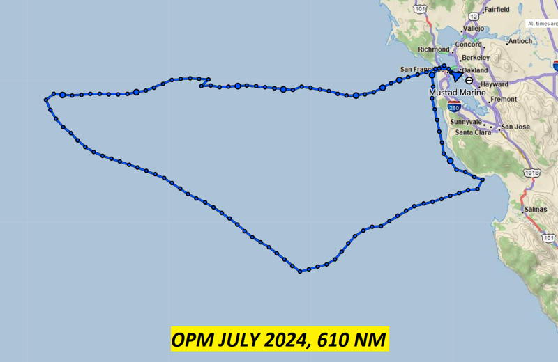 The 600-mile offshore passage builds the skills to pass the Offshore Passage making certification. 