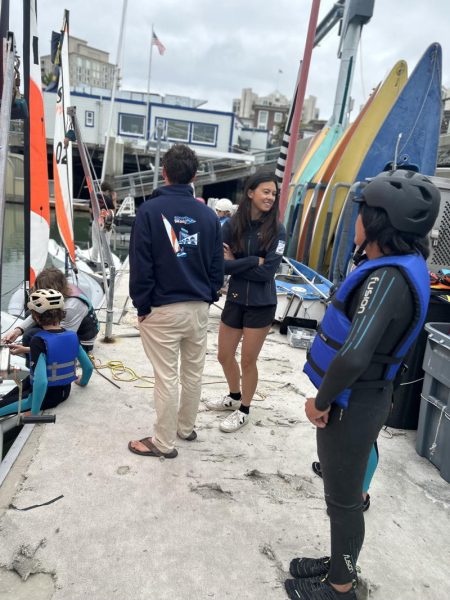 Across the Bay, youth sailing was starting at the South Beach Yacht Club's docks. The docks aren't perfect but they're safe and welcoming to kids.
