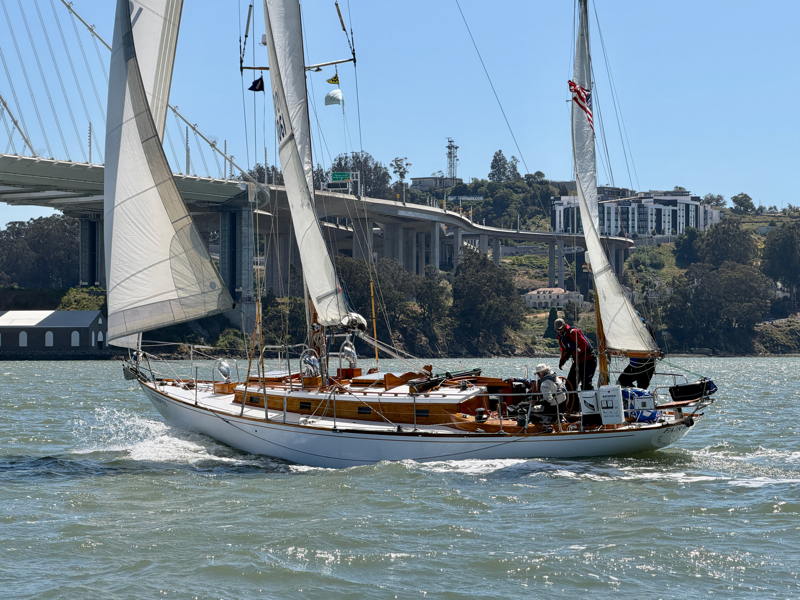We think sailing under that bridge is a whole lot better than driving over it.