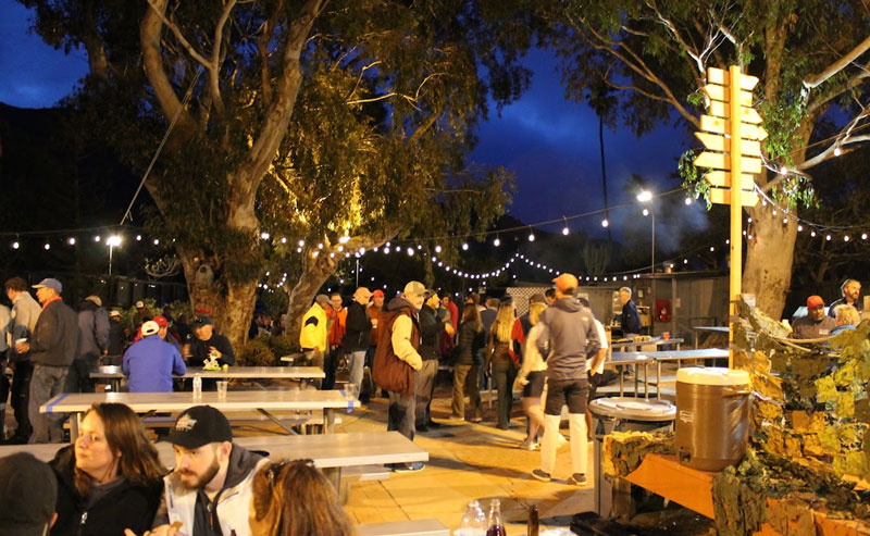 Party on a patio