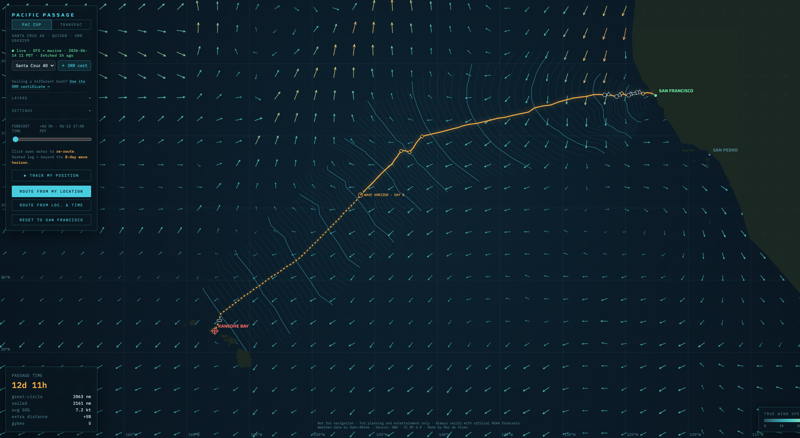 The Pacific Passage router will take you all the way to the Mai Tais.