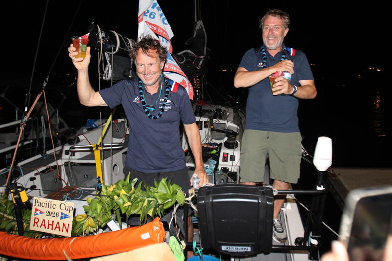 Charly Devvenneaux was first to finish and doublehanded winner aboard his Beneteau First 36 Rahan.