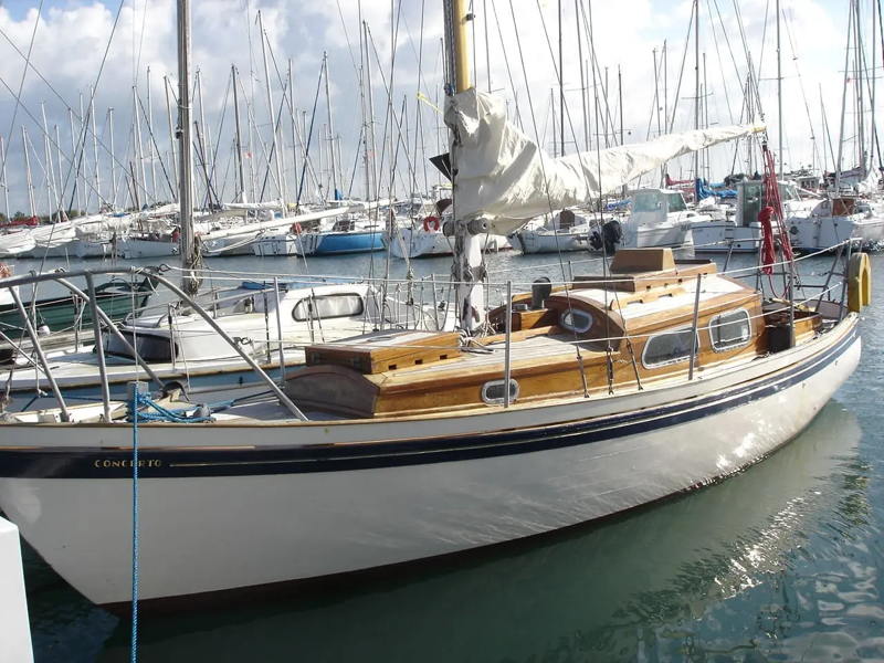 The Vertue boat, Concerto, from the Vertue website.
