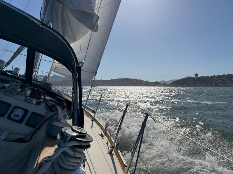 It's amazing be the only boat on the Bay in moments like t his.