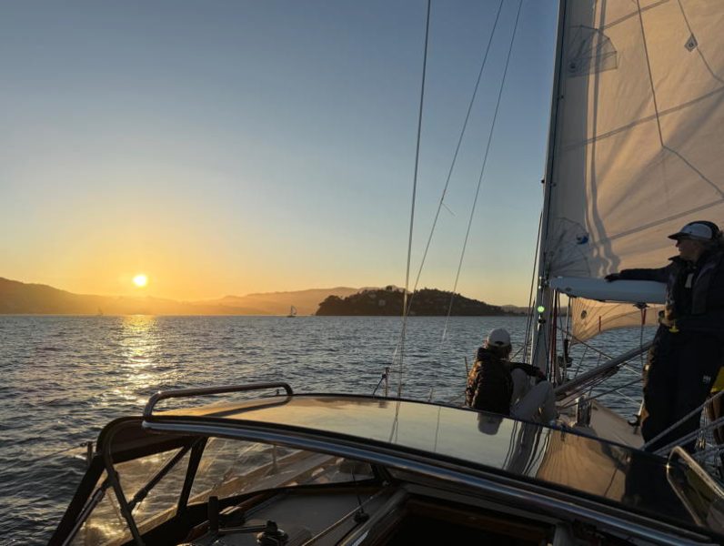 The sun is setting earlier but what a time to be on the Bay.