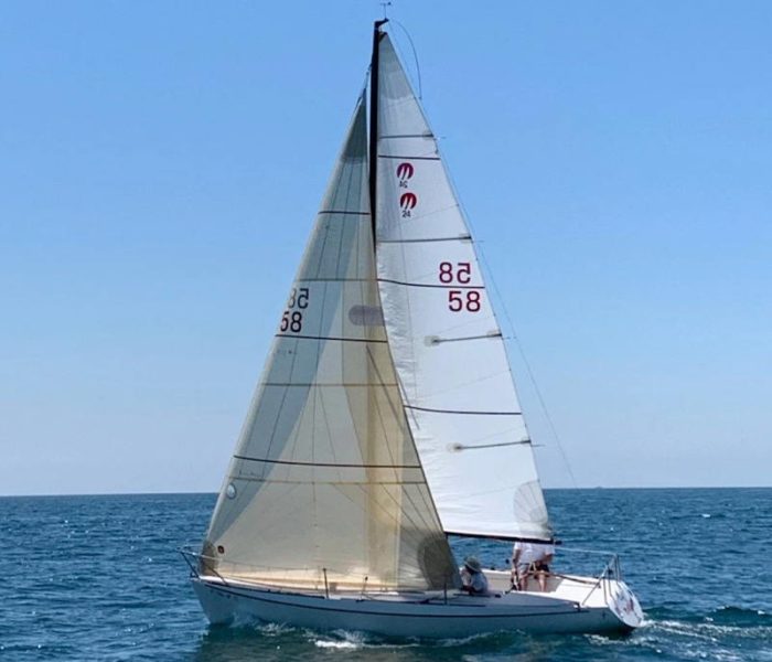 This looks like a nice Moore 24 to bring 'home' and race in Santa Cruz.
