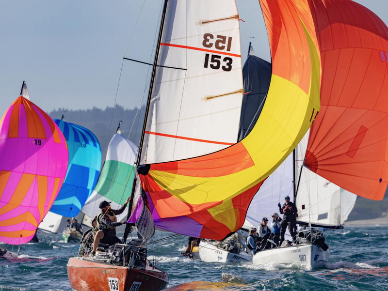 Jonathan Anderson's Hummingbird does the big reveal on their sail number on the way to a 53rd in fleet.
